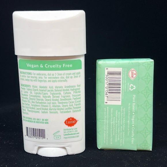 Natural whole body Deodorant SWEET LILY Bar Soap & Cream Stick Deodorant - Picture 2 of 2